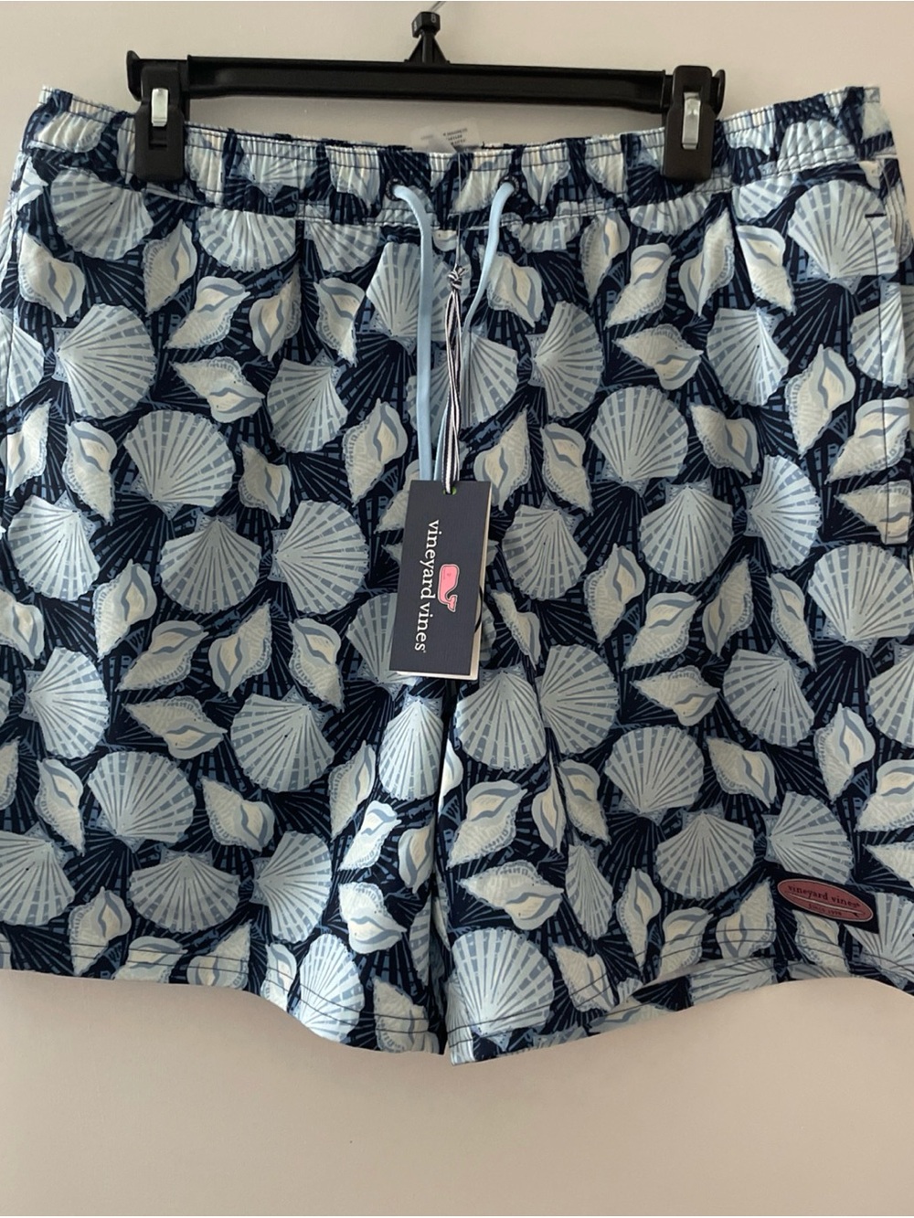 Vineyard Vines Men's 7” Printed Chappy Swim Trunks In Navy Size L NWT